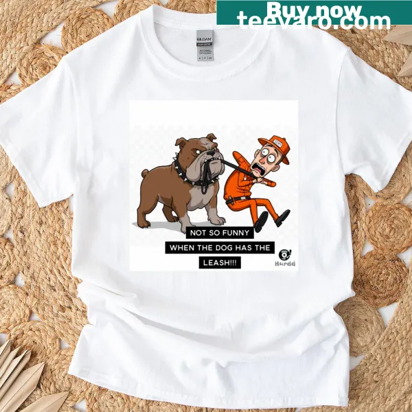 Funny dog-themed tee with 'Not So Funnydog' text