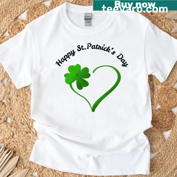 St. Patrick's Day t-shirt with a lucky clover design
