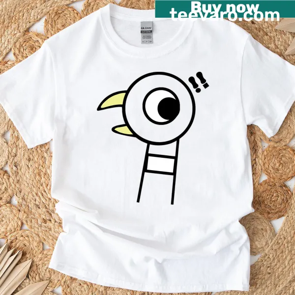 Cute t-shirt for kids with a cartoon pigeon design for book lovers