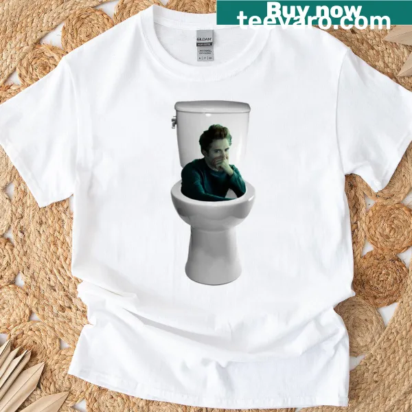 Illustrated Edward Cullen from Twilight on a t-shirt