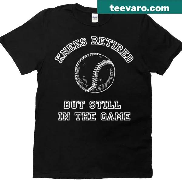 Vintage baseball T-shirt with a humorous take on aging athletes