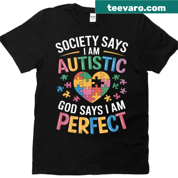 Heart-shaped puzzle piece design promoting autism awareness