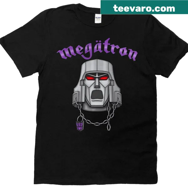 Azhmodai Megatron graphic T-shirt for Transformers fans