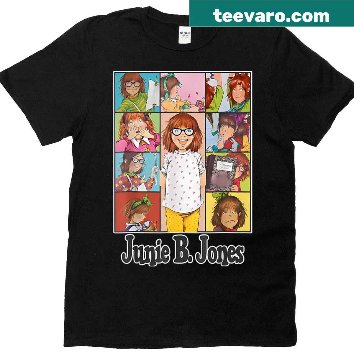 Cartoon design celebrating a dad at a birthday party with troll characters. — on a men's t-shirt