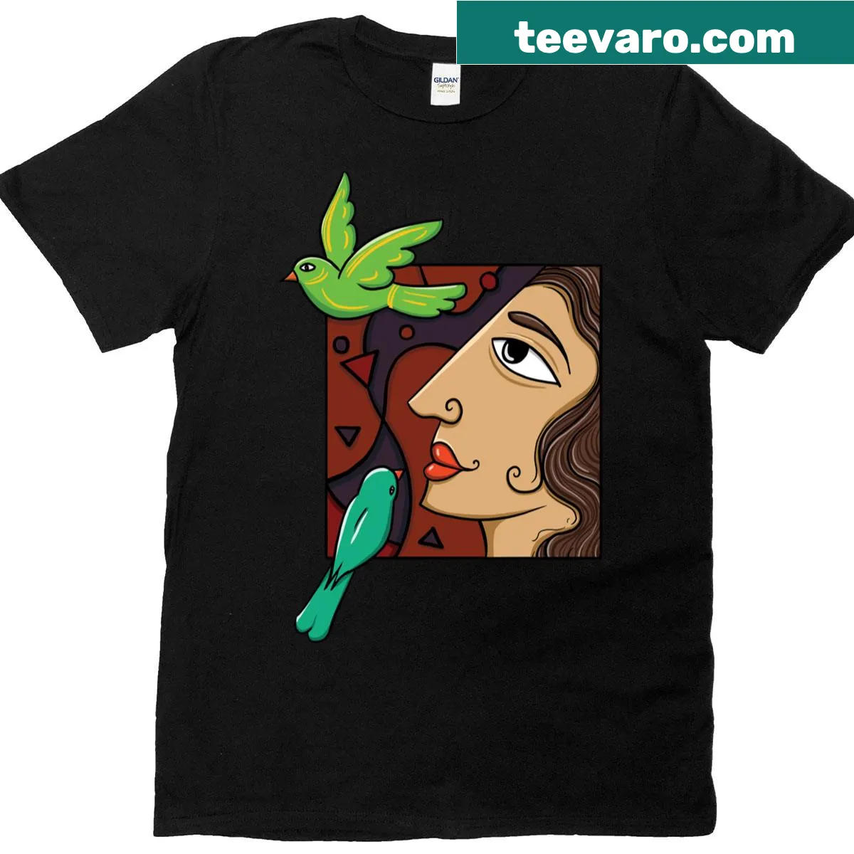 T-shirt featuring intricate Bengal artistry by Birohini — on a men's t-shirt