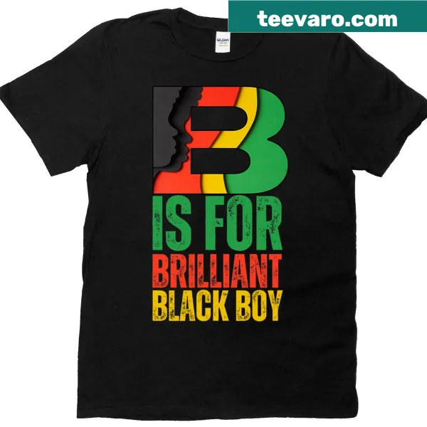 Toddler T-shirt celebrating Black History Month with a brilliant boy design
