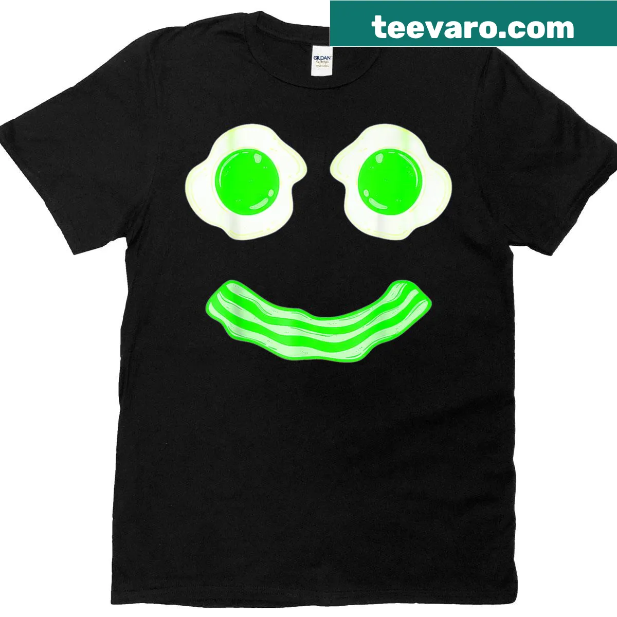 Cute smiling egg design on Breakfast Brunch T-shirt — on a men's t-shirt