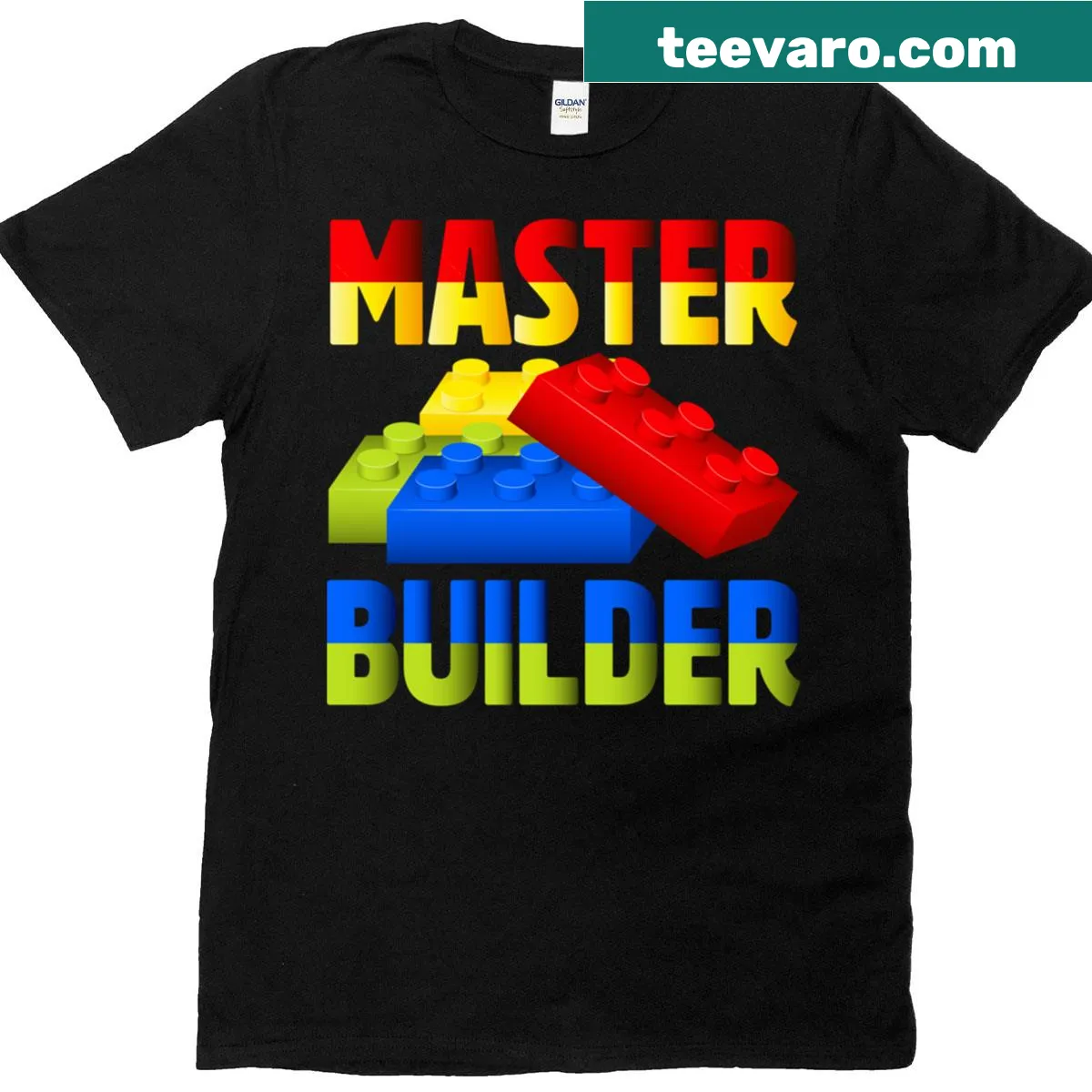 Construction expert badge emblem T-shirt for workers — on a men's t-shirt