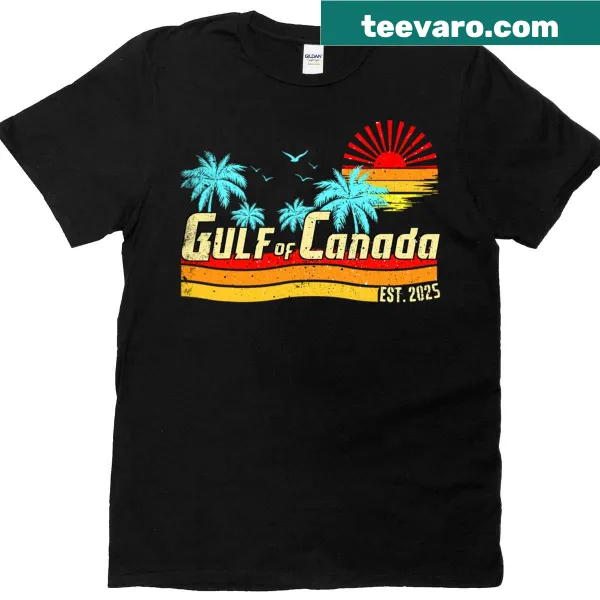 Illustrative T-shirt featuring Canada's 11th province along the Gulf Coast