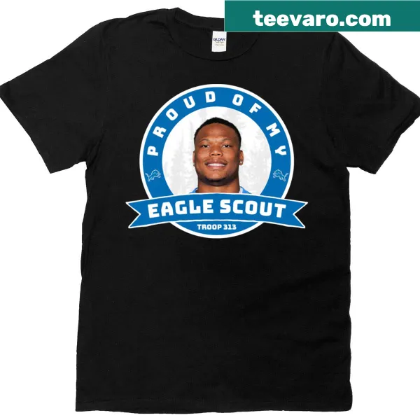 Eagle Scout t-shirt with a graphic eagle and name banner