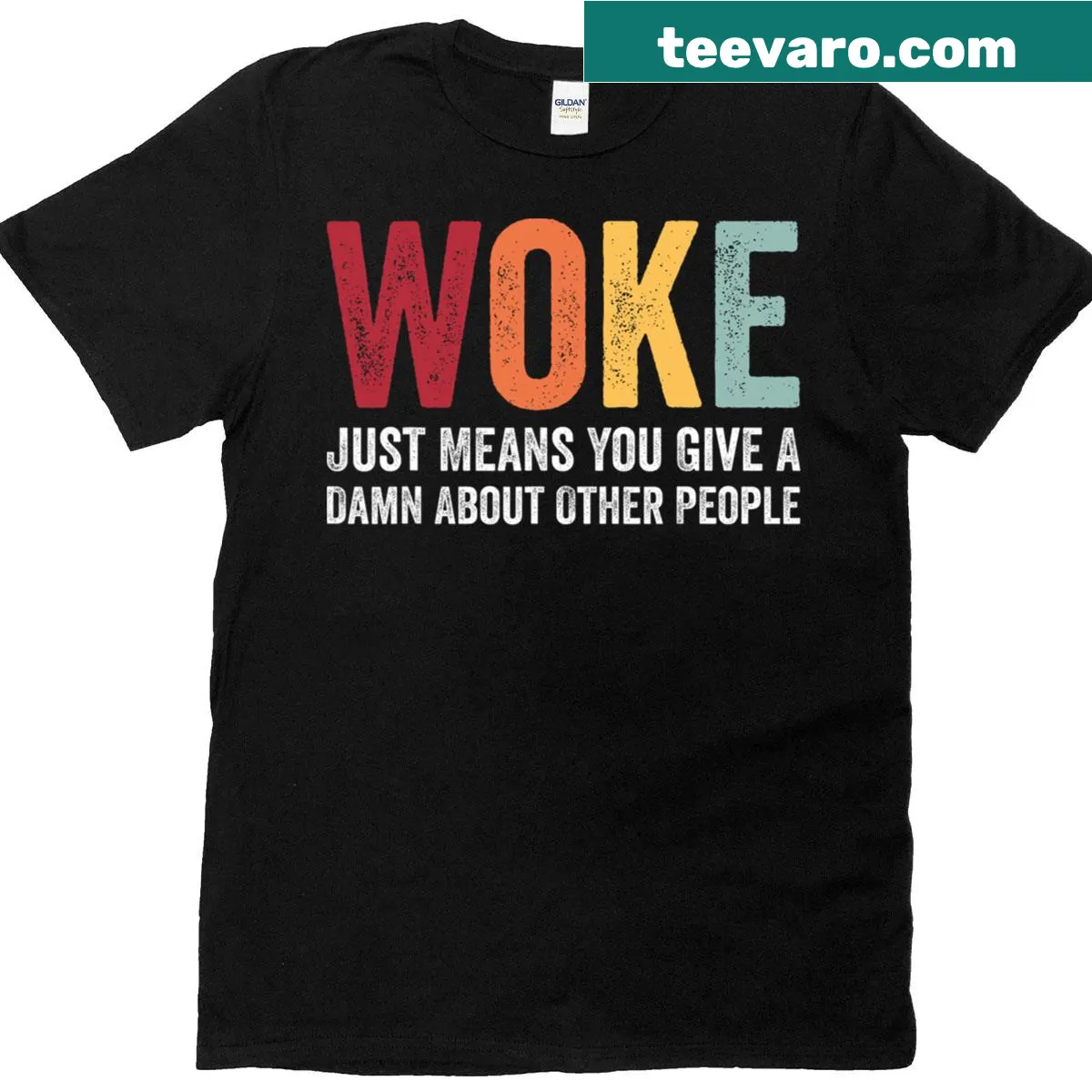 T-shirt featuring the phrase 'Empathetic Men Who Give A Damn About Others' in bold text. — on a men's t-shirt