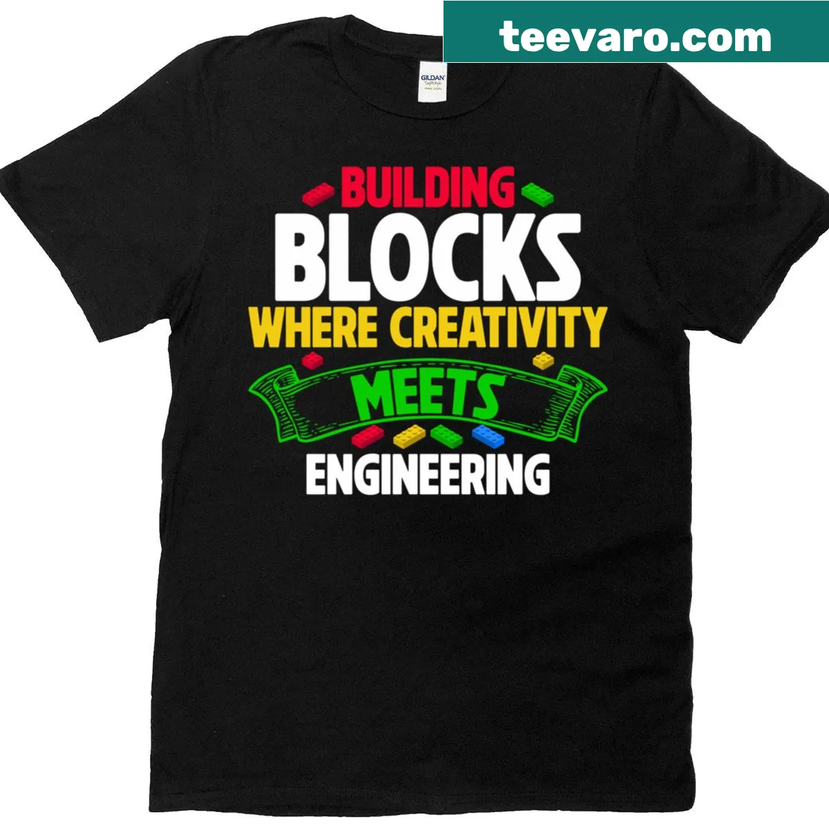 T-shirt showcasing engineering and creativity — on a men's t-shirt