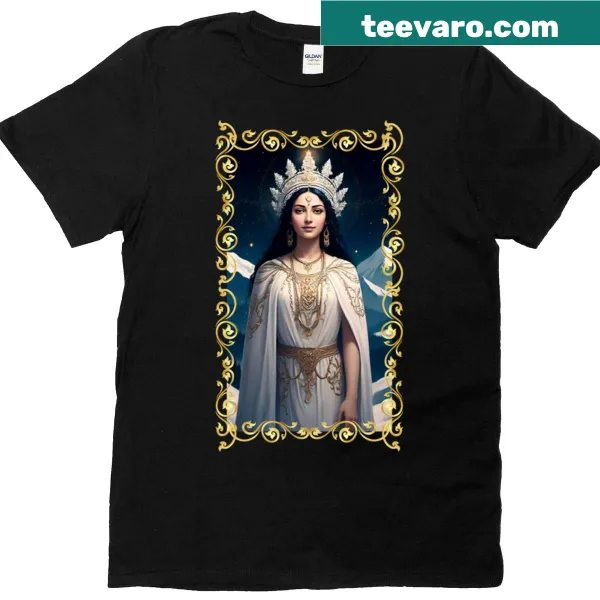 Elegant typography T-shirt celebrating Indian culture