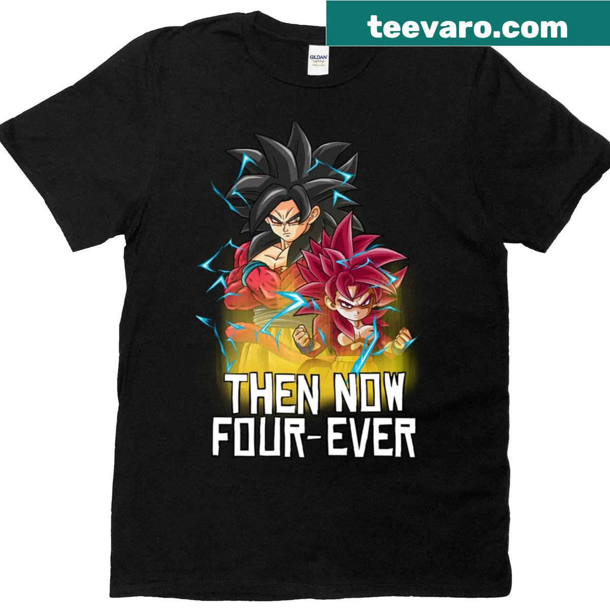 Bold t-shirt featuring 'Four Ever Apparel' message in striking typography — on a men's t-shirt