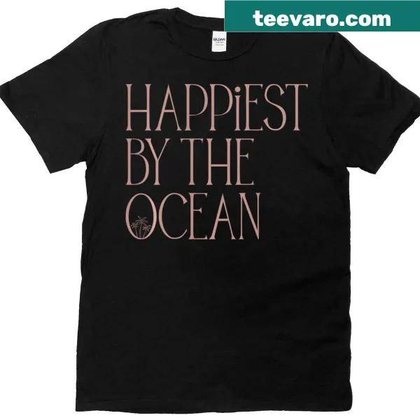 T-shirt featuring ocean-themed graphics for travel lovers