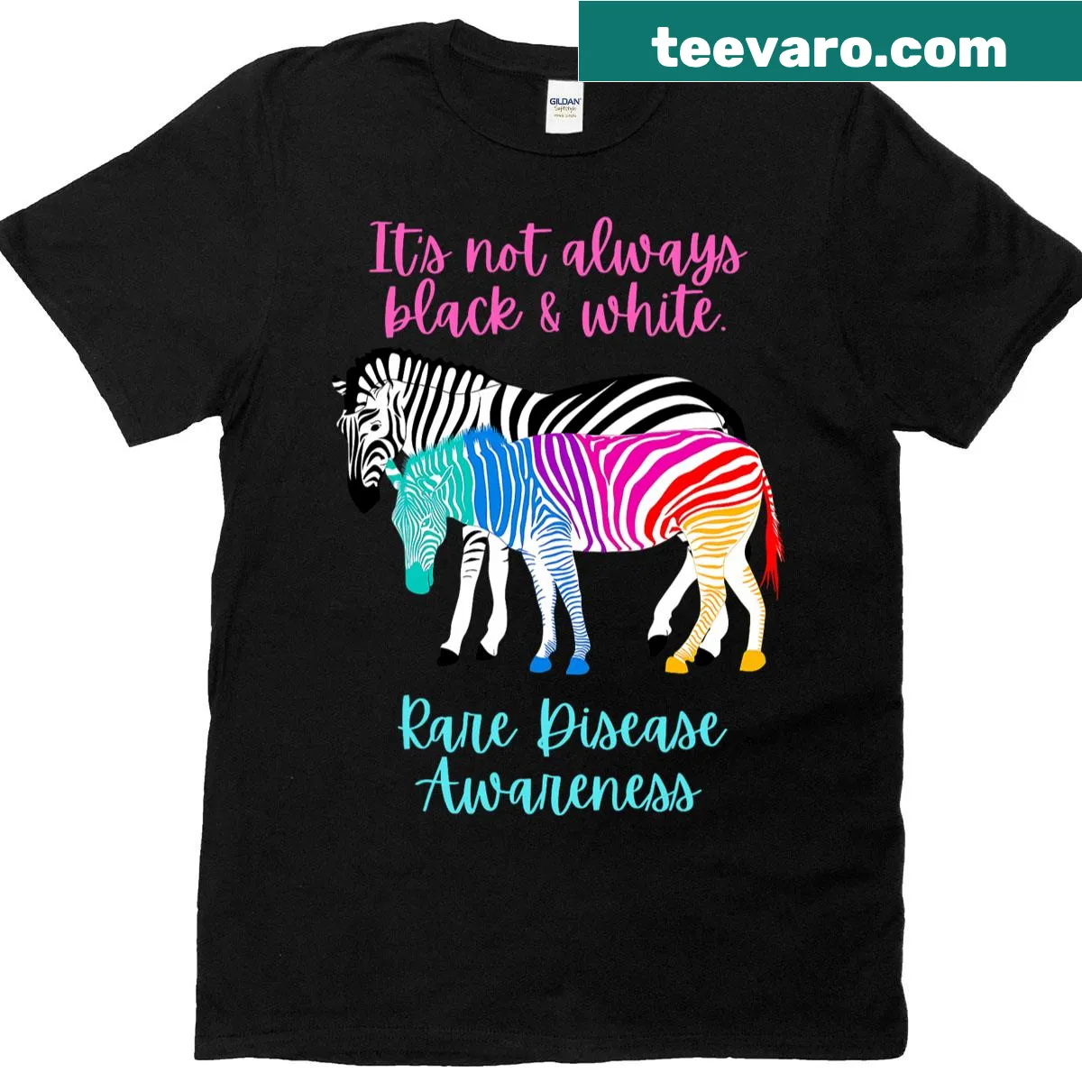 Awareness T-shirt for Rare Disease Awareness Day 2025 — on a men's t-shirt