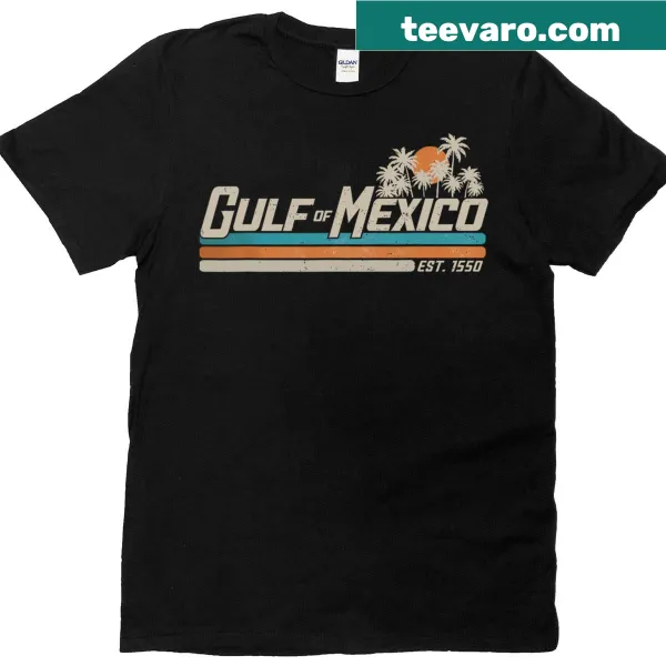 Retro t-shirt celebrating beachwear since 1550 for coastal lovers