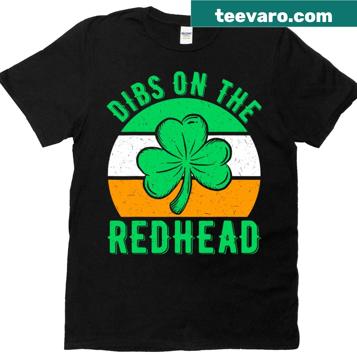Funny dibs wording for redheads on St. Patrick's Day t-shirt — on a men's t-shirt