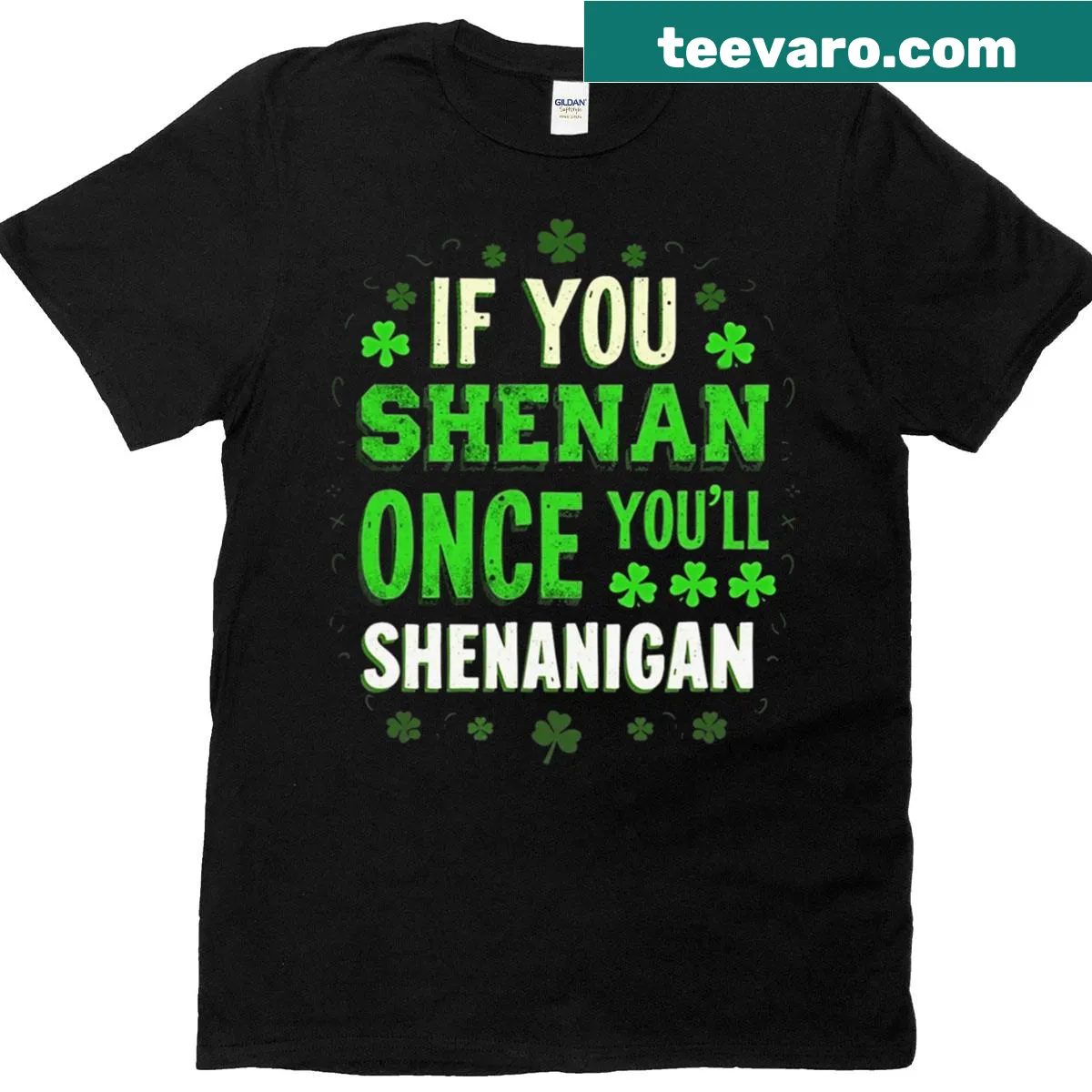 Funny St. Patrick's Day T-shirt with humorous phrase — on a men's t-shirt