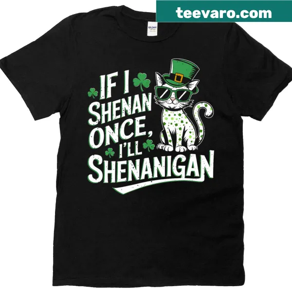 Funny quote on a St. Patrick's Day t-shirt about lying.