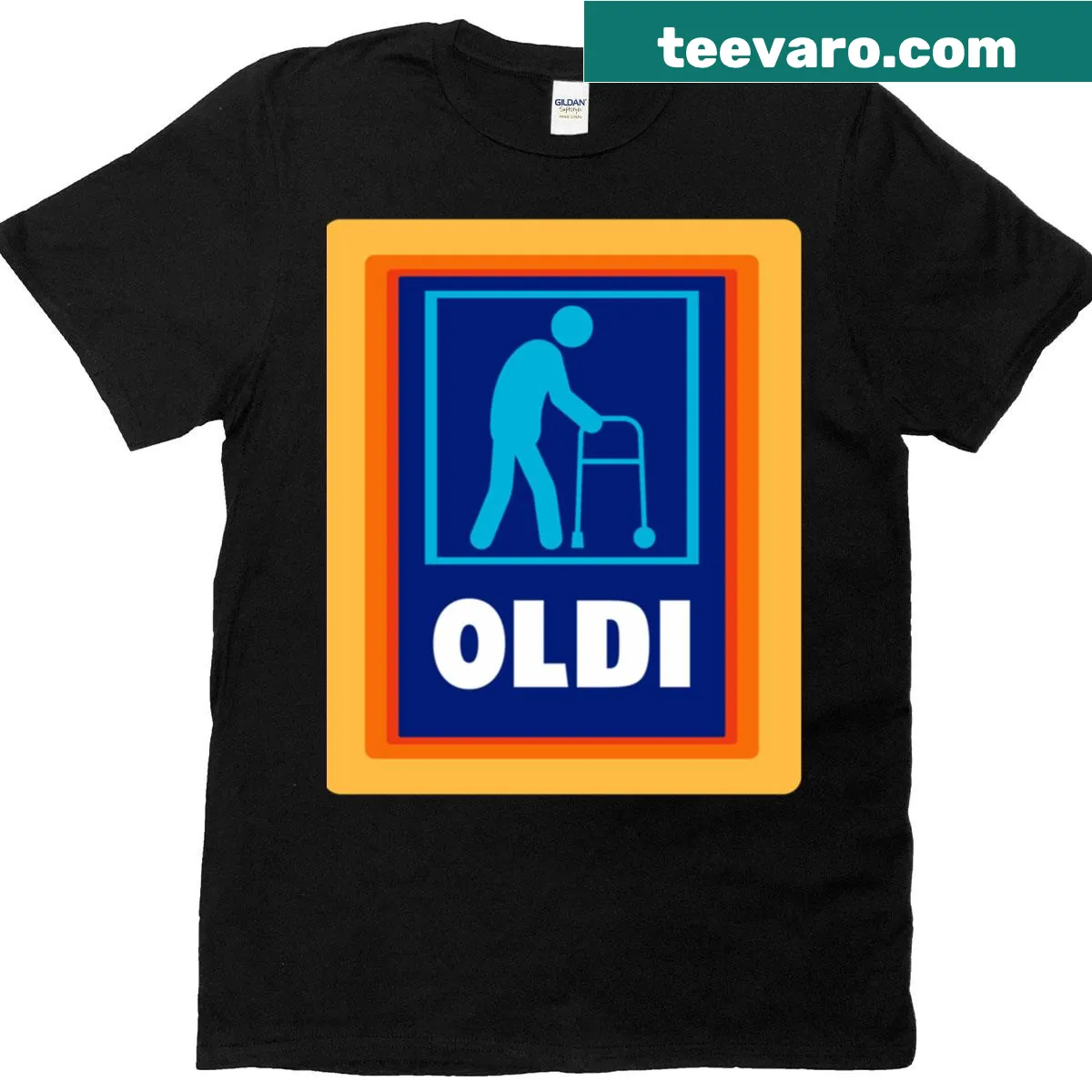 Vintage-inspired T-shirt with a nostalgic 'Oldie But Goodie' graphic — on a men's t-shirt