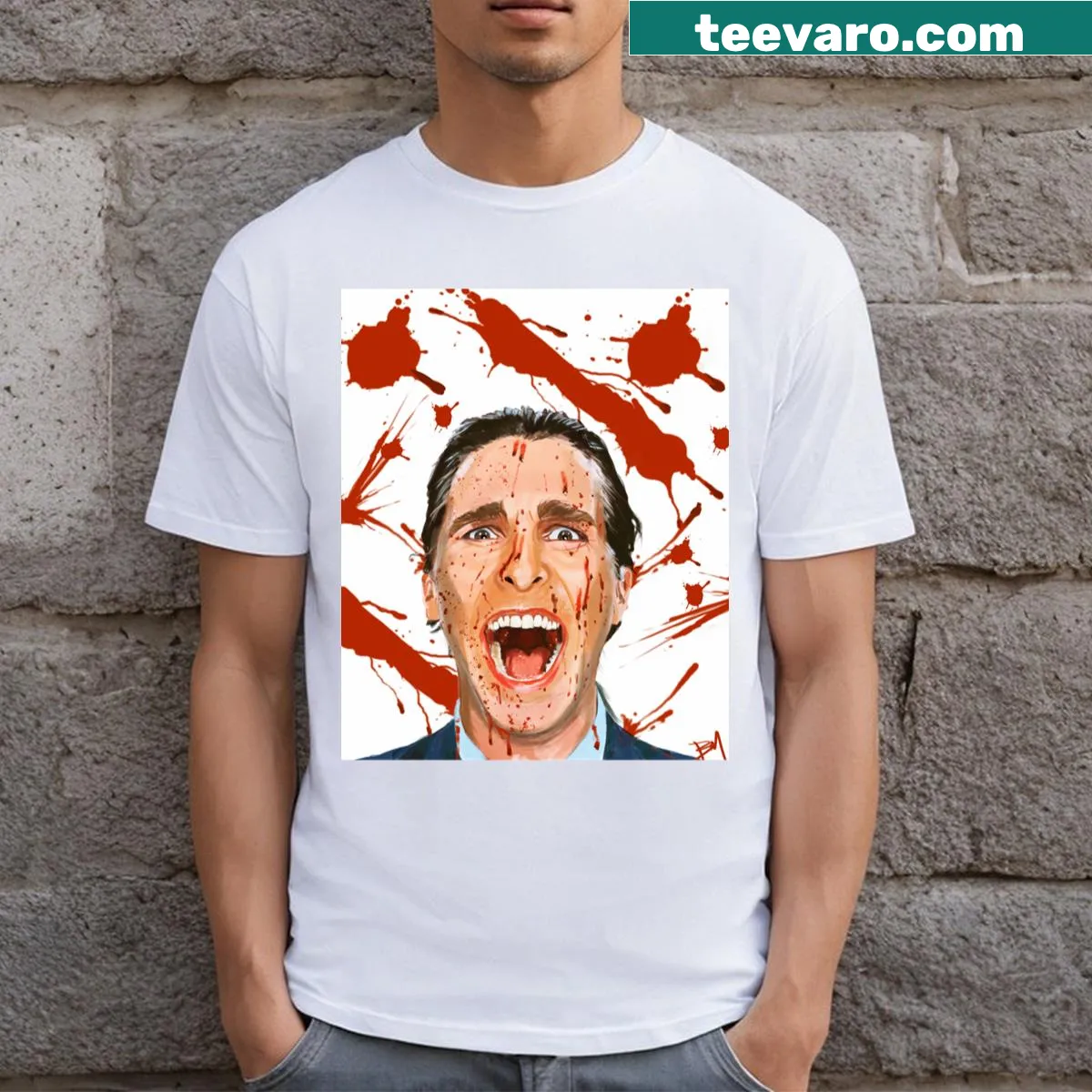 Minimalist T-shirt inspired by American Psycho film