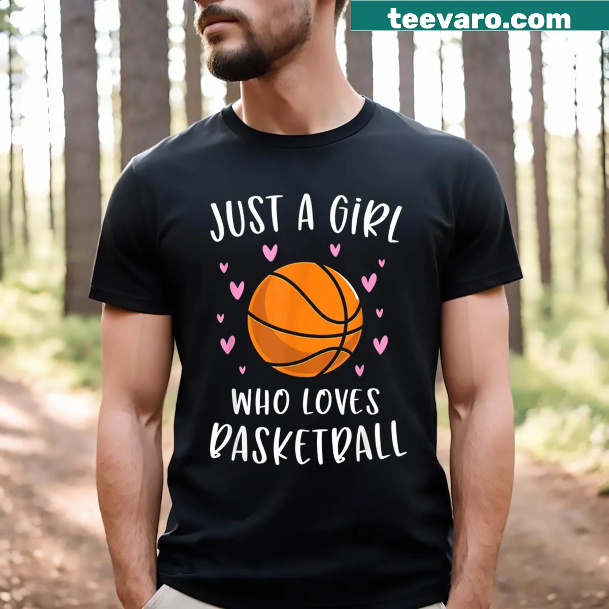 Empowering basketball design for girls T-shirt