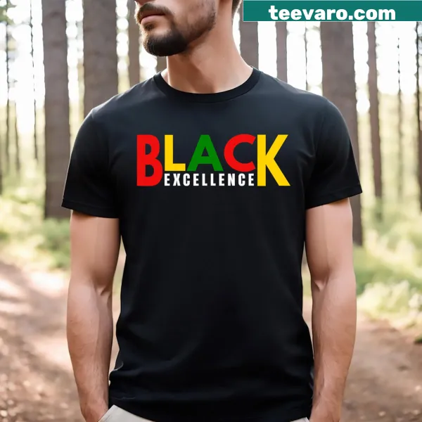 Typographic design celebrating Black excellence for Black History Month