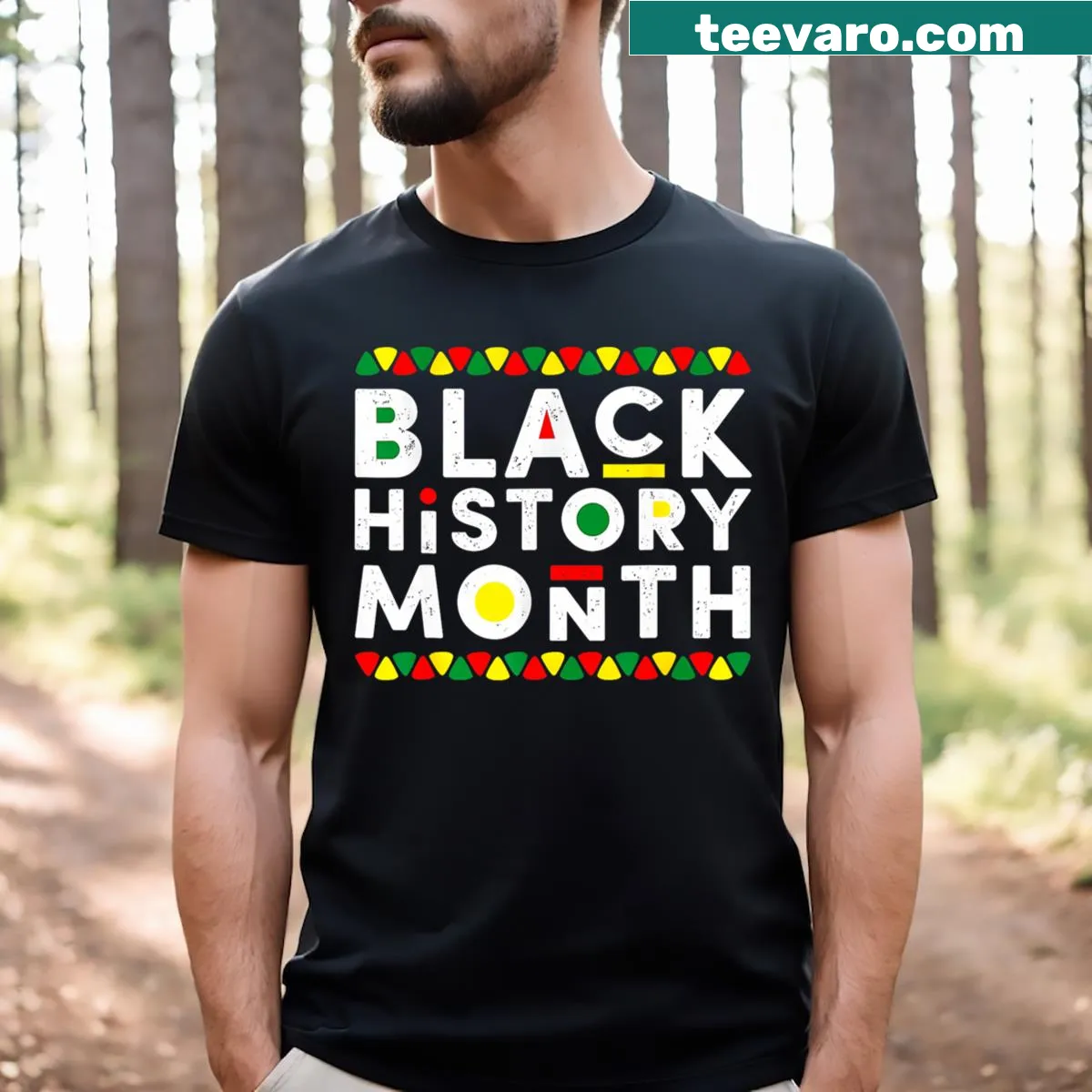 Retro-styled T-shirt celebrating African American heritage for men.