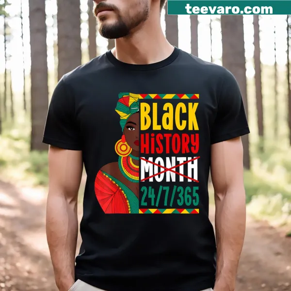 T-shirt featuring the words 'Black Queen' in a bold, empowering design