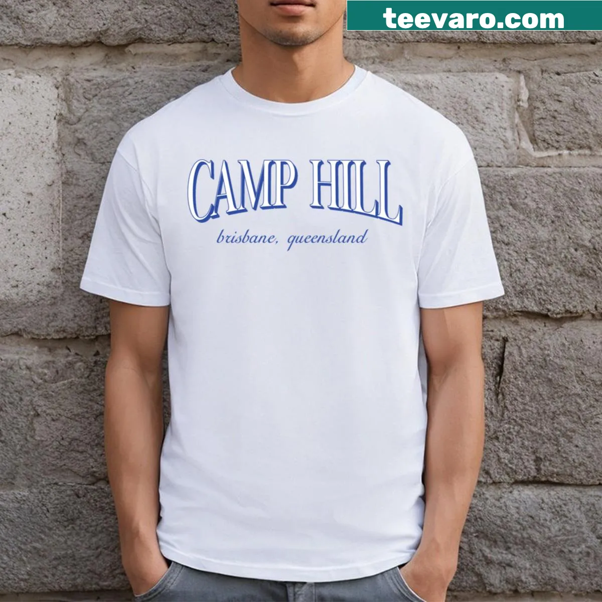 Illustration of Camp Hill Brisbane on a t-shirt