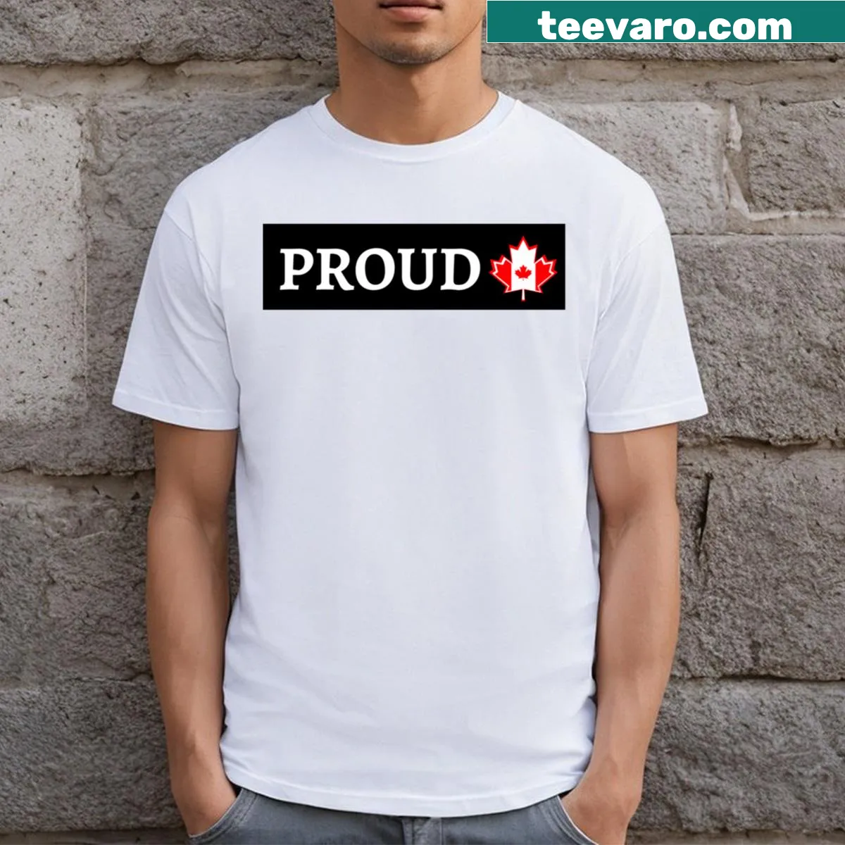 Proud Canadian t-shirt with text declaring 'Canada Not For Sale'
