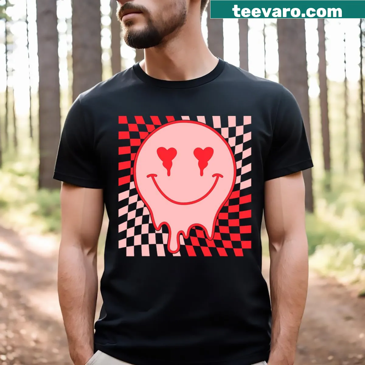 Groovy vibes typography t-shirt for Valentine's Day
