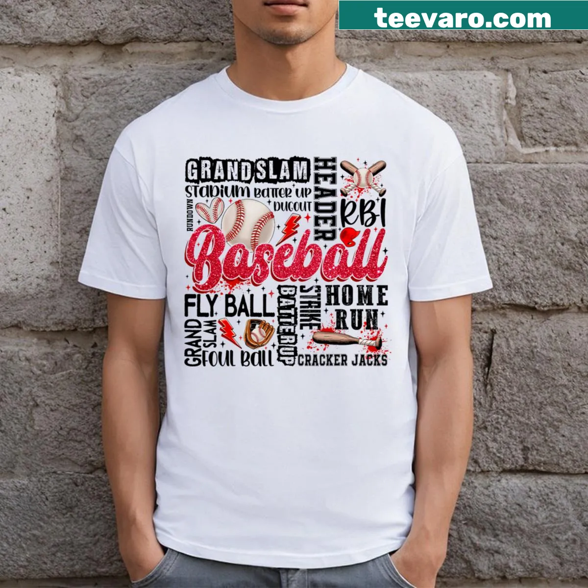 Heart design with baseball elements for Valentine's Day