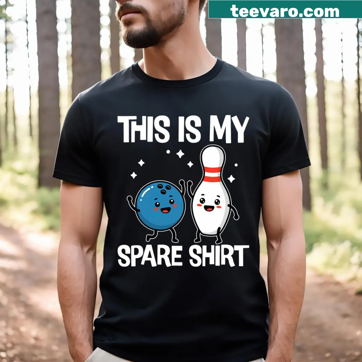 Text saying 'This Is My Spare' for bowling enthusiasts