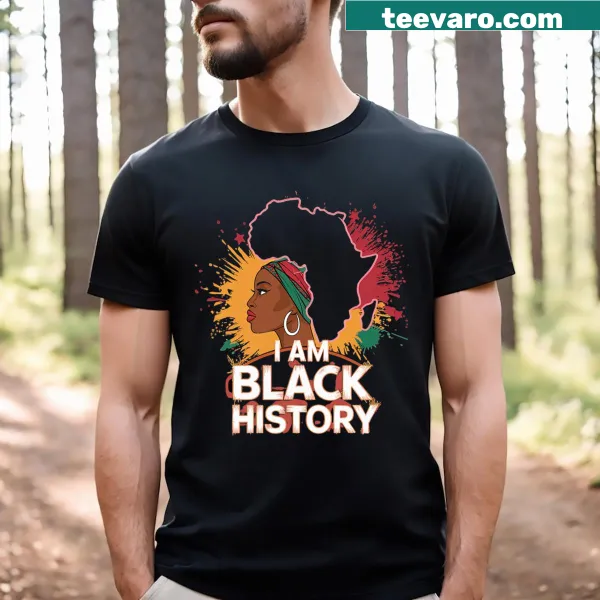 African American T-shirt for girls celebrating Black History Month