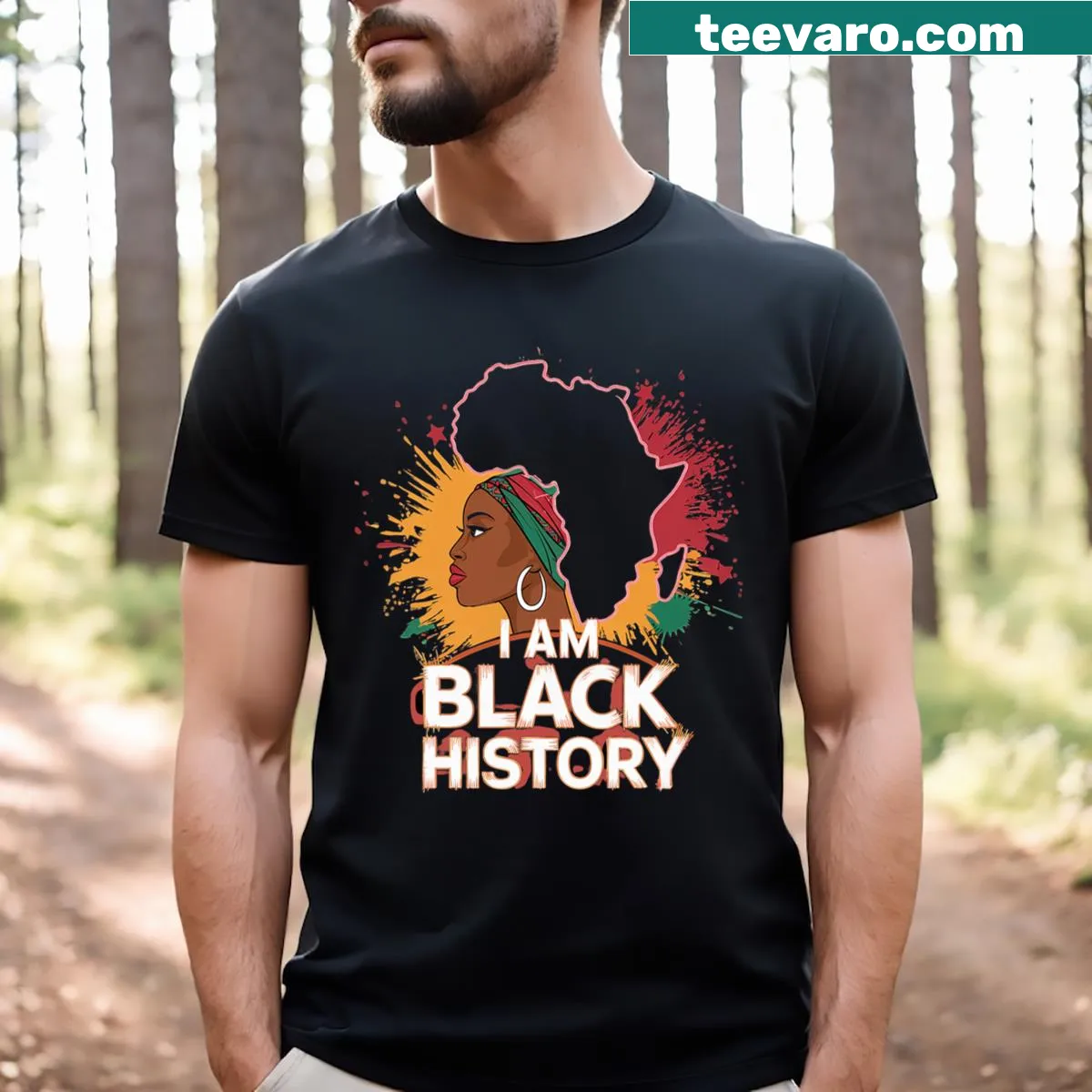 African American T-shirt for girls celebrating Black History Month
