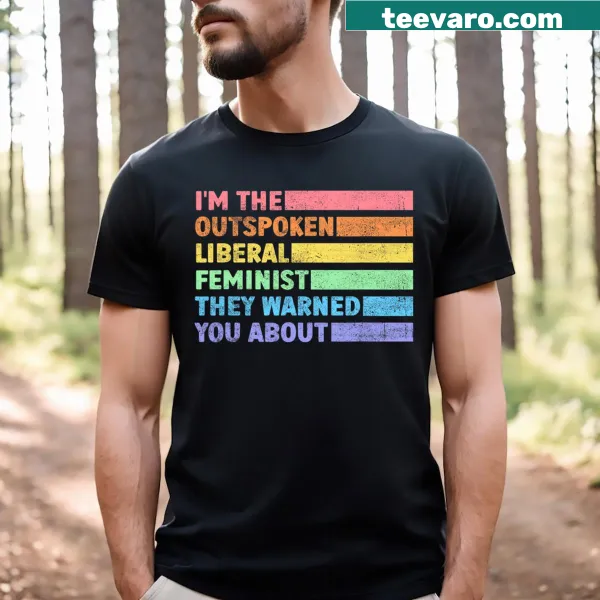 T-shirt with bold feminist statement