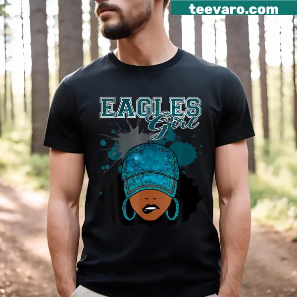 Cute T-shirt featuring a cartoon eagle and text for young Eagles fans