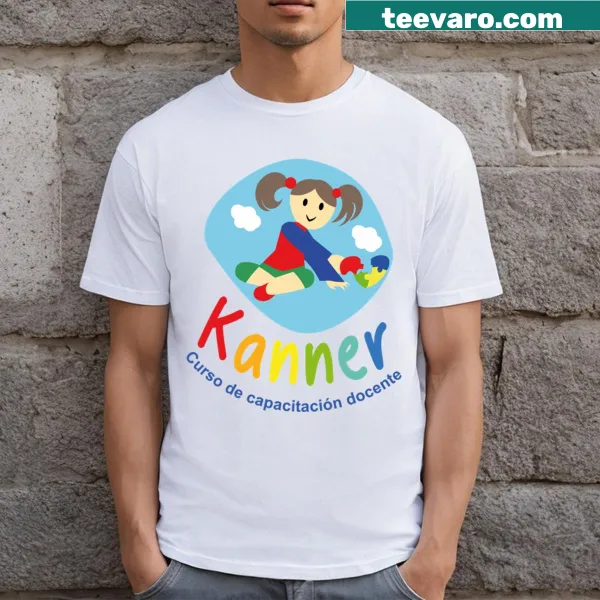 T-shirt celebrating teacher training with a tea branding design