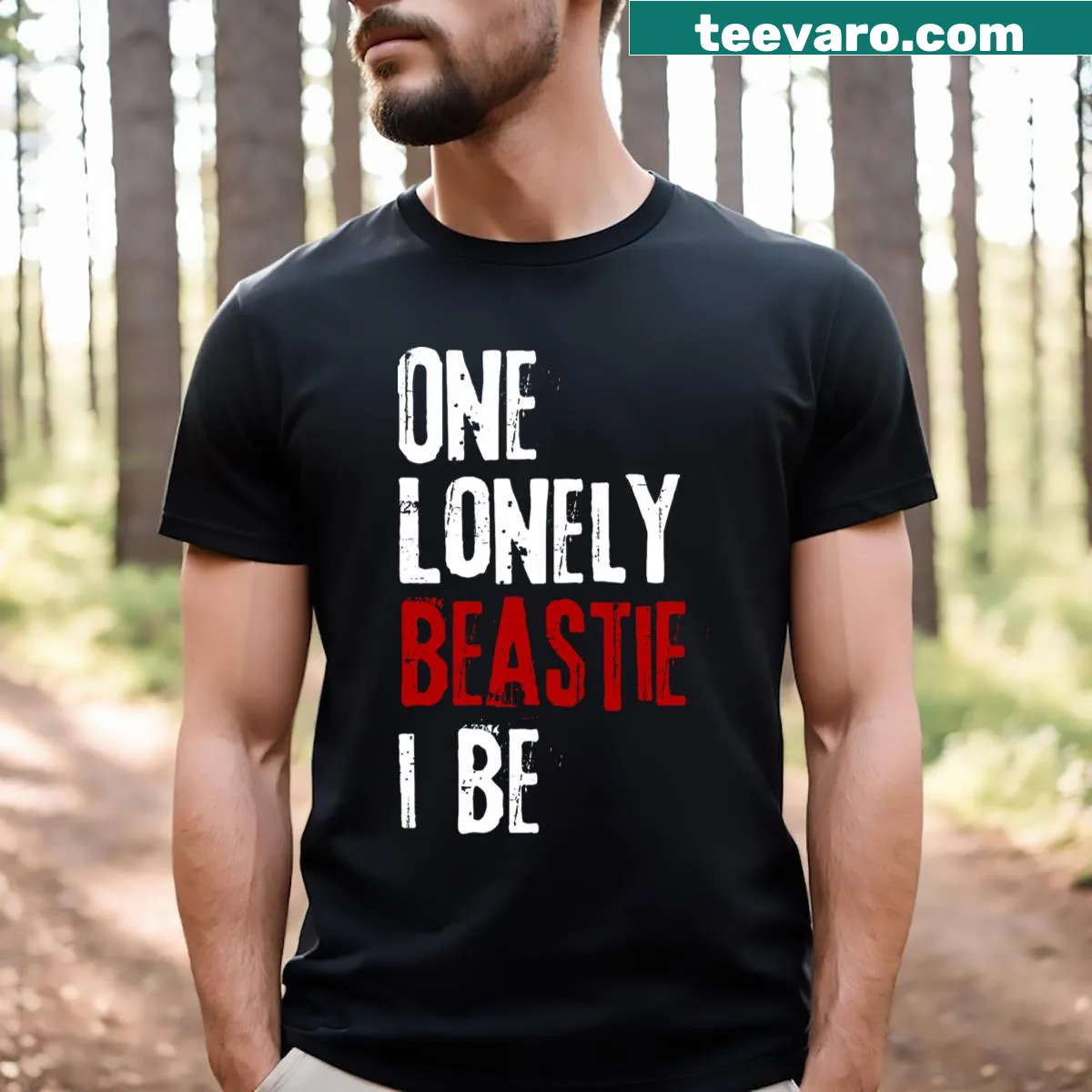 Funny text T-shirt for men with humorous saying