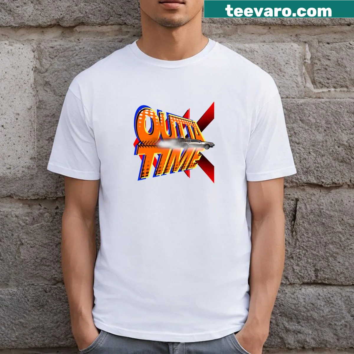 Abstract typography T-shirt with thought-provoking design