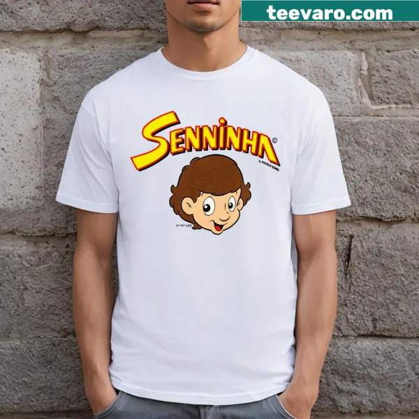 Illustrative Senninha t-shirt celebrating the character's 1997 origins