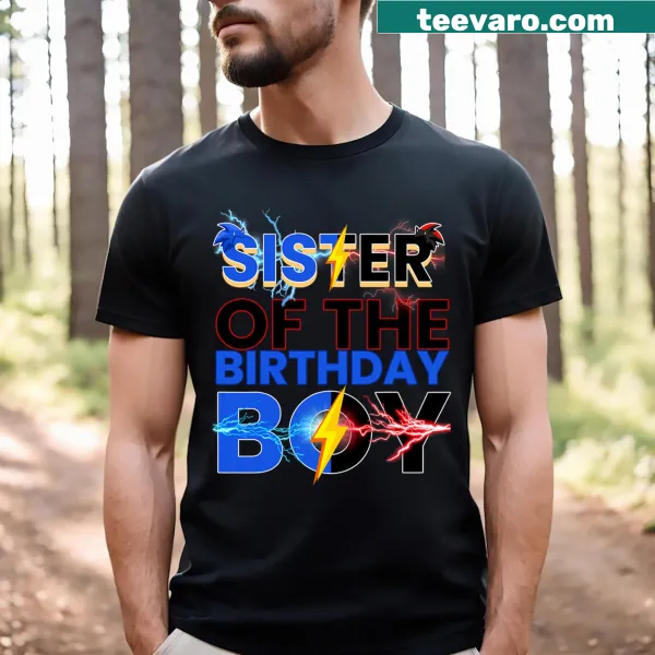 Cartoon hedgehogs with party decorations on a fun family t-shirt