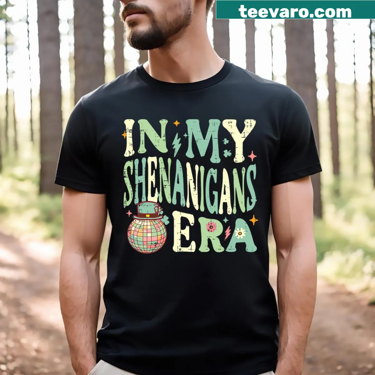 Playful graphic design on a St. Patrick's Day t-shirt for kids and men