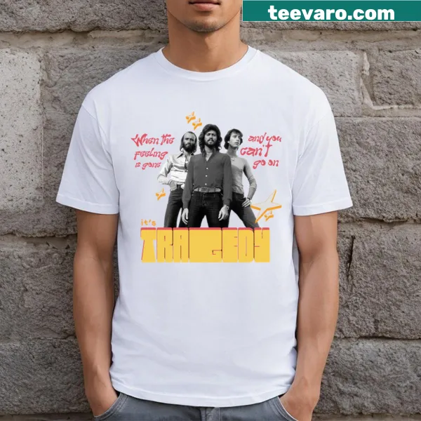 Bold typography T-shirt with the word 'Tragedy'