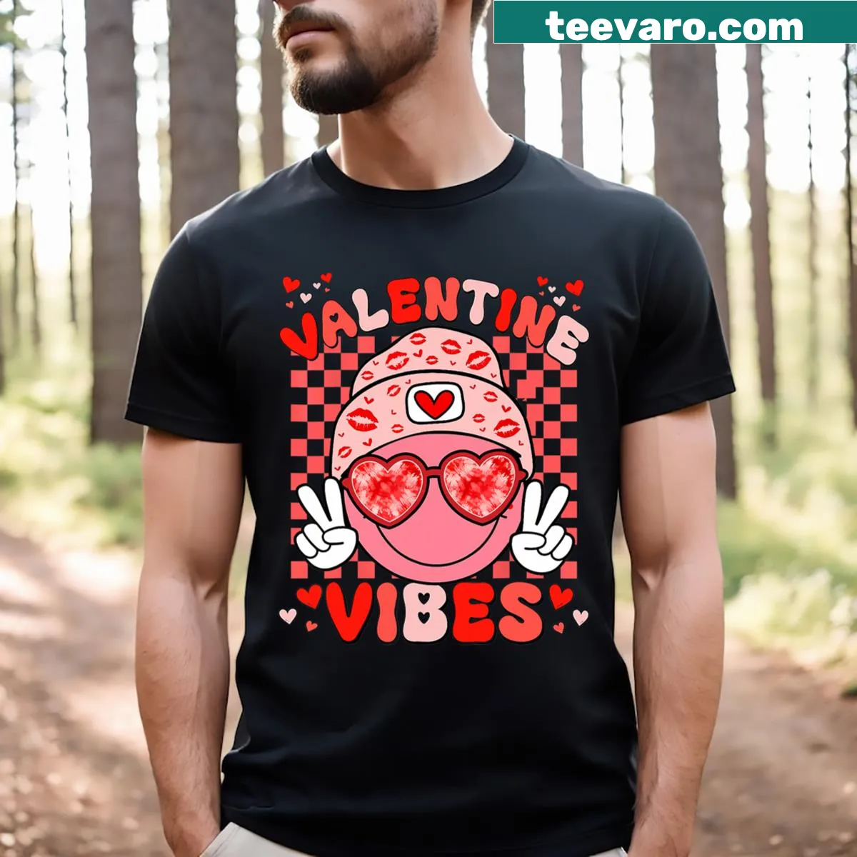 Uplifting typography design for Valentine's Day on T-shirt