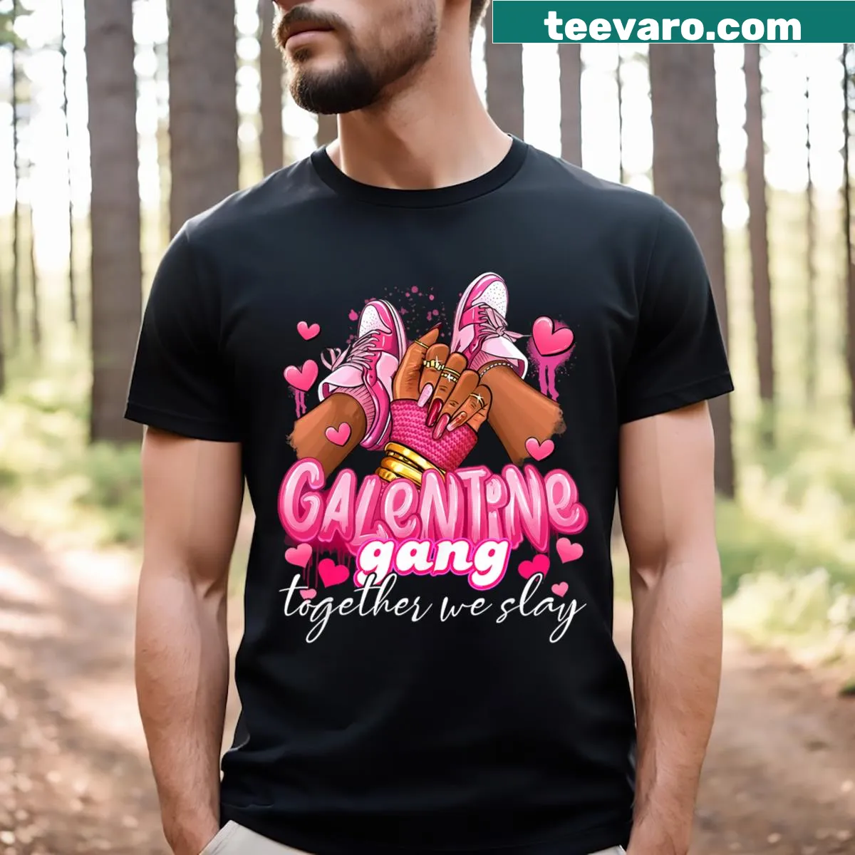 Galentine's Day T-shirt with 'Together We Slay' text