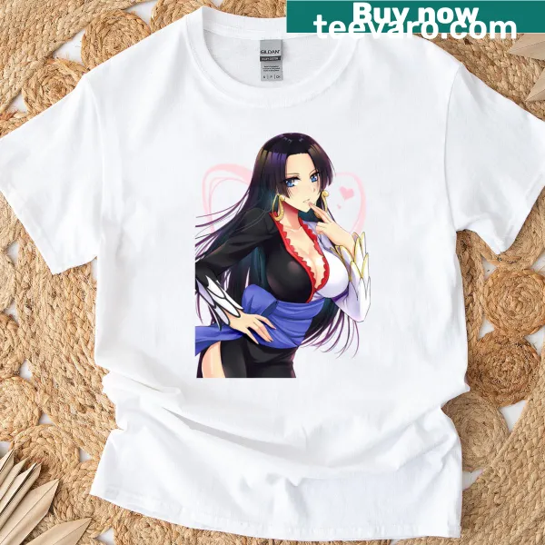 Illustrated design of Boa Hancock from anime