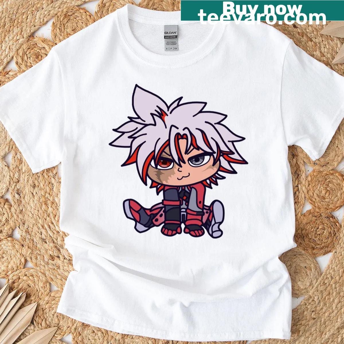 Charming chibi design inspired by Wuthering Heights on a t-shirt — on a men's t-shirt